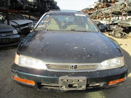 1997 HONDA ACCORD EX WAGON DARK GREEN 2.2L VTEC AT A16358